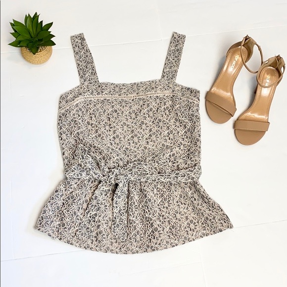 Banana Republic Tops - Banana Republic Blue and Cream Tank